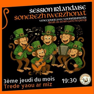 Session de musique irlandaise