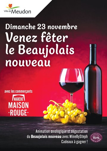 Le Beaujolais Nouveau au marché Maison Rouge