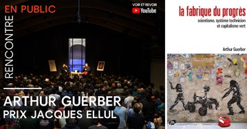Remise du Prix Jacques Ellul : Arthur Guerber