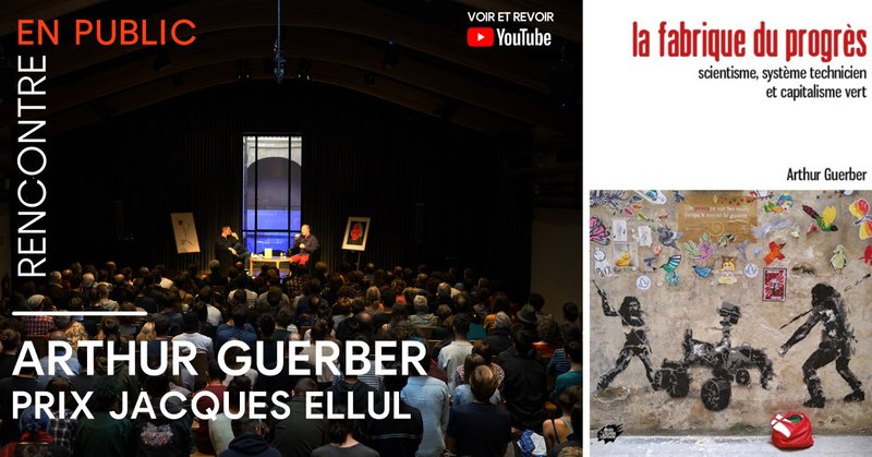 Remise du Prix Jacques Ellul : Arthur Guerber