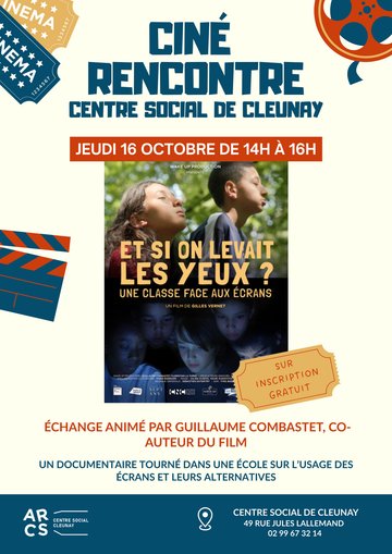 Ciné-Rencontre : “Et si on levait les yeux ? Une classe face aux écrans”