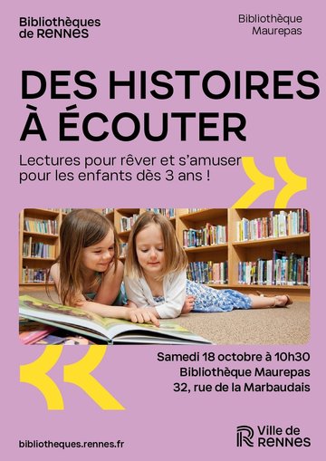 DES HISTOIRES A ÉCOUTER !