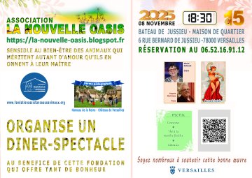 Diner-spectacle au profit de la Fondation Assistance aux Animaux