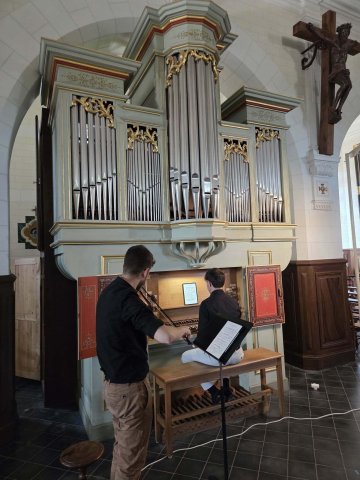 25 ans de l'orgue : Duo "Stylus Phantasticus" avec Emmanuel Arakélian à l'orgue et Ugo Gianotti au violon