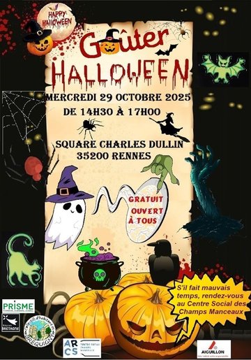 Goûter d'Halloween à Bréquigny     🎃😈   🎃👻