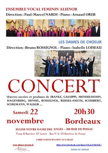 ALIENOR et LES DAMES DE CHOEUR