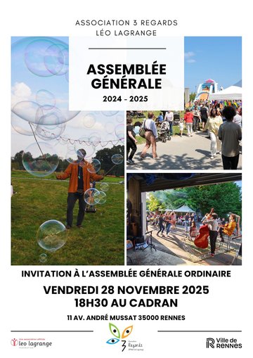 Assemblée générale de 3 Regards Léo Lagrange