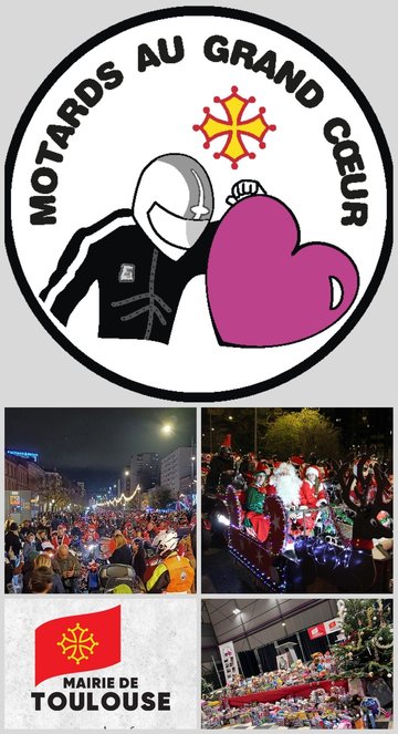 15ème édition de la Balade de Noël des Motards au Grand Cœur