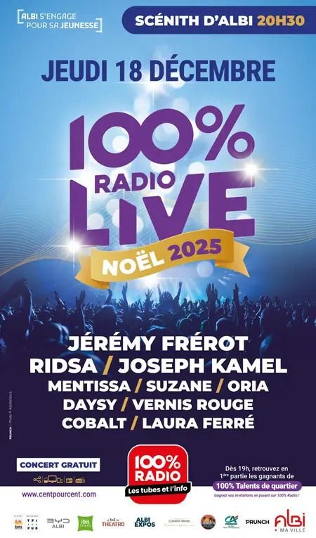 Concert 100% live de Noël