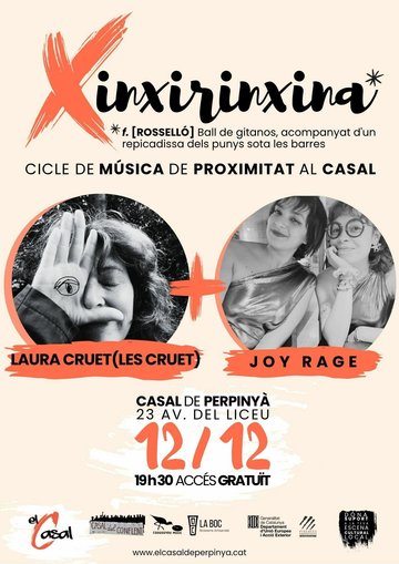 Concert Joy Rage + Laura Cruet