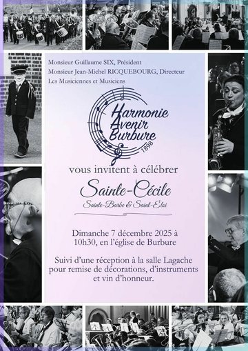 Messe de Sainte-Cécile en musique à Burbure