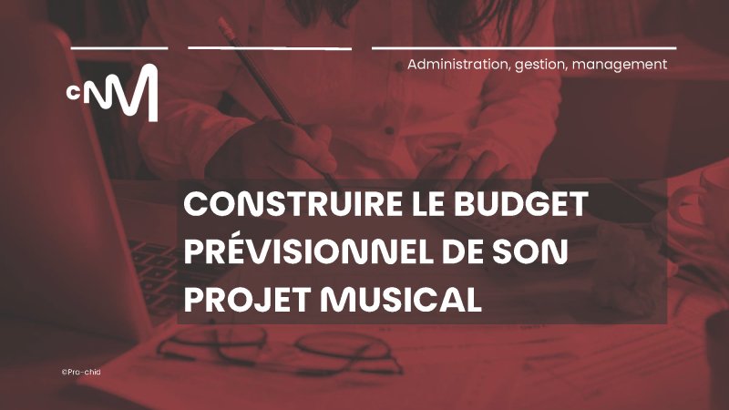 Construire le budget prévisionnel de son projet musical