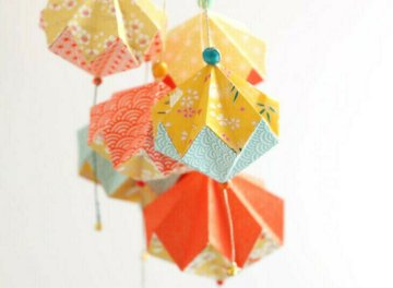 Créations d'origamis