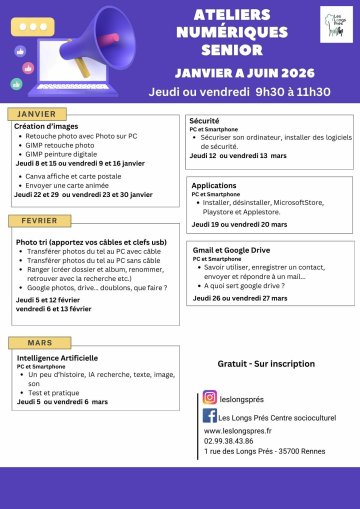 Ateliers numérique senior
