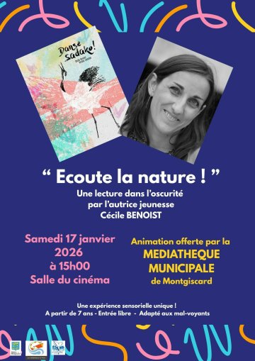 "Écoute la nature" : lecture dans l'obscurité