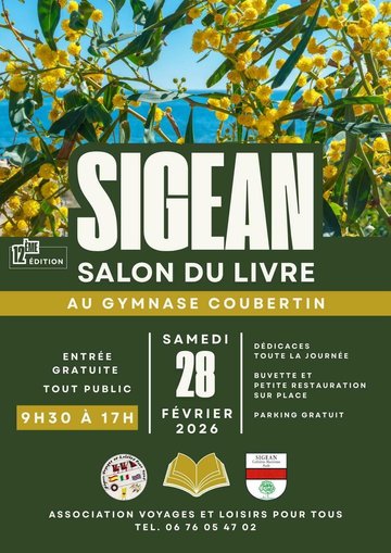 12ème EDITION DU LIVRE EN FÊTE - SIGEAN 11130