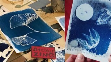 [Atelier] Découvre le Cyanotype avec l'Atelier Zing
