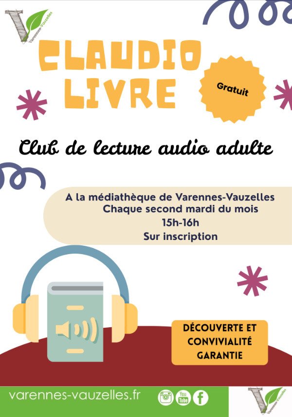 Le Claudio livre – Club de lecture audio 📚🎧