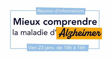 Réunion d'informations : mieux comprendre Alzheimer