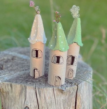 Atelier enfant - Maisonnette en carton