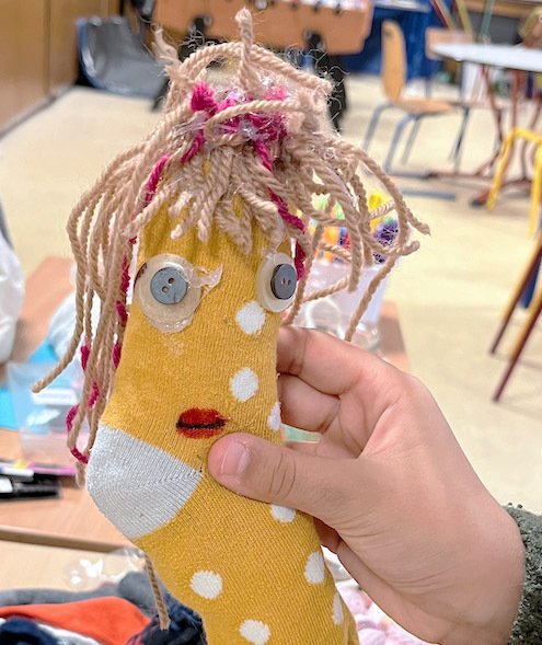 Atelier enfant - Peluche en chaussettes