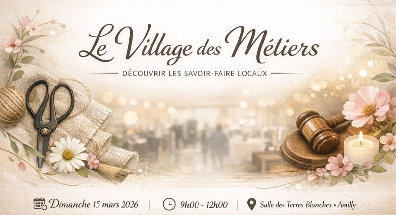 Le village des métiers à la Salle des Terres Blanches