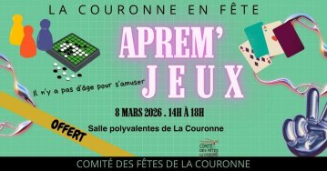 La couronne en fête avec un après-midi jeux le 8 mars 2026