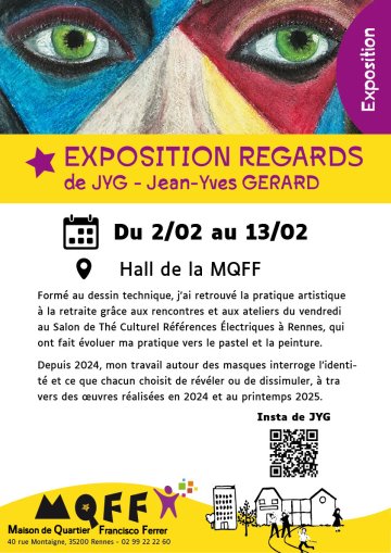 Exposition Regards de Jean-Yves GERARD