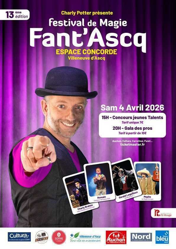 13e édition du Festival de magie Fant'Ascq
