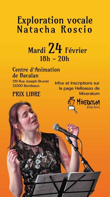 Atelier d'exploration vocale