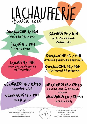 Les évènements à la Chaufferie