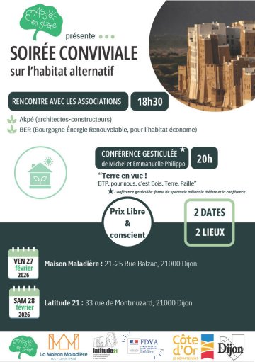 soirée conviviale sur l'habitat alternatif