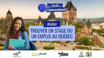 Atelier « Trouver un stage ou un emploi au Québec »
