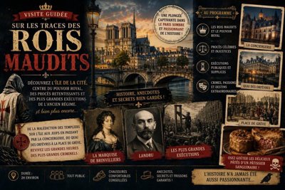 Visite guidée : De la malédiction des templiers à l'exécution de Ravaillac... Promenade dans le Paris du crime et des supplices !