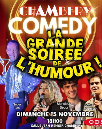 Soirée humour avec le Chambéry Comedy