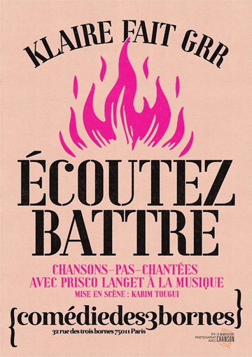 Klaire fait Grr dans Ecoutez battre