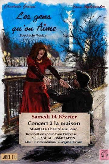'LES GENS QU'ON AIME' avec Charlotte Grenat & Jann Halexander, La Charité-sur-Loire