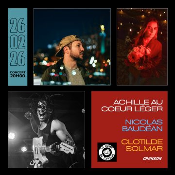 Achille au coeur léger x Nicolas Baudéan X Clotilde Solmar
