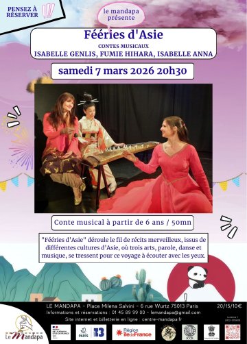 Fééries d'Asie - Contes musicaux dansés