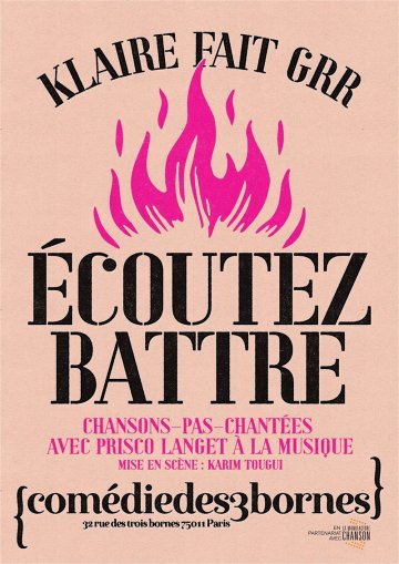 Klaire fait Grr dans Ecoutez battre
