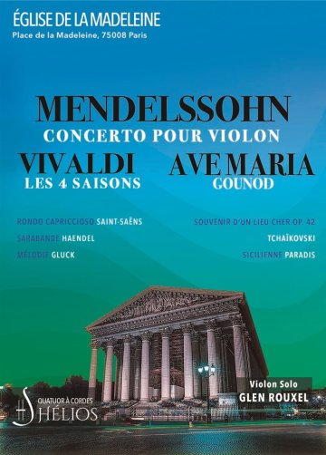 Les 4 Saisons de Vivaldi, Ave Maria, Concerto de Mendelssohn