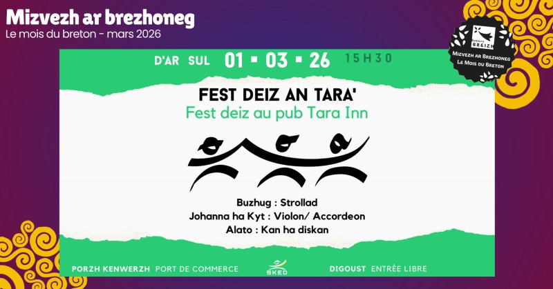 01/03 - Fest deiz du Tara