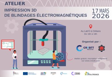 Atelier : Impression 3D de blindages électromagnétiques