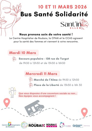 Le Bus Santé Solidarité pour la Santé des Femmes