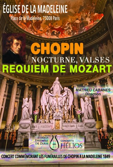Concert Commémoratif des Funérailles de Chopin à la Madeleine 1849