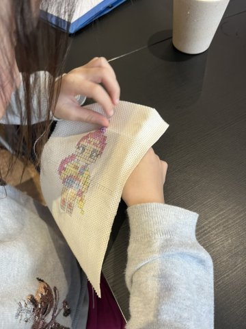 Broderie : pixel art