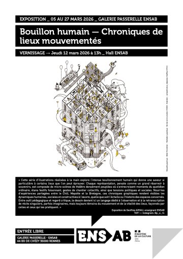 Exposition "Bouillon humain - Chroniques de lieux mouvementés"