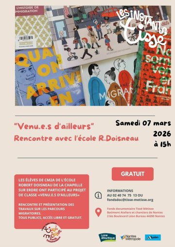 « Venu.e.s d’ailleurs » Rencontre avec l’école Robert Doisneau