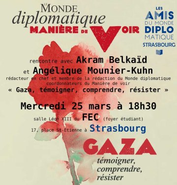 Gaza, témoigner, comprendre, résister