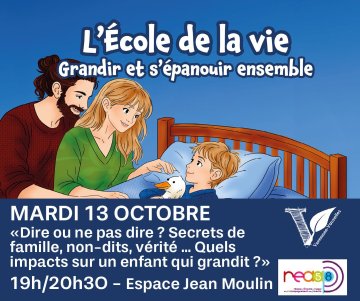 Rencontre parentalité – "Dire ou ne pas dire ? Secrets de famille, non-dits, vérité… quels impacts pour un enfant qui grandit ?"